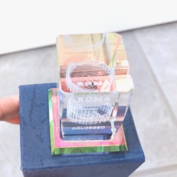 NEW ROMA Glass Decoration Rome Souvenir (colour reflective) - Picture 4 of 8